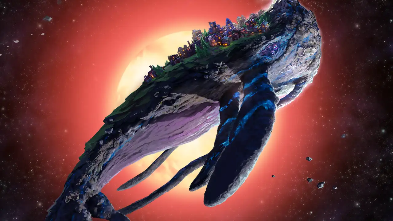 Мегаполис на спине кита.