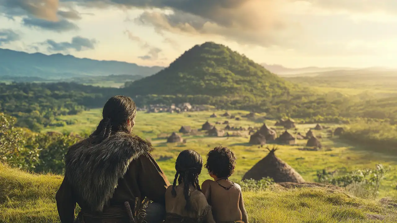 Неолитические люди.