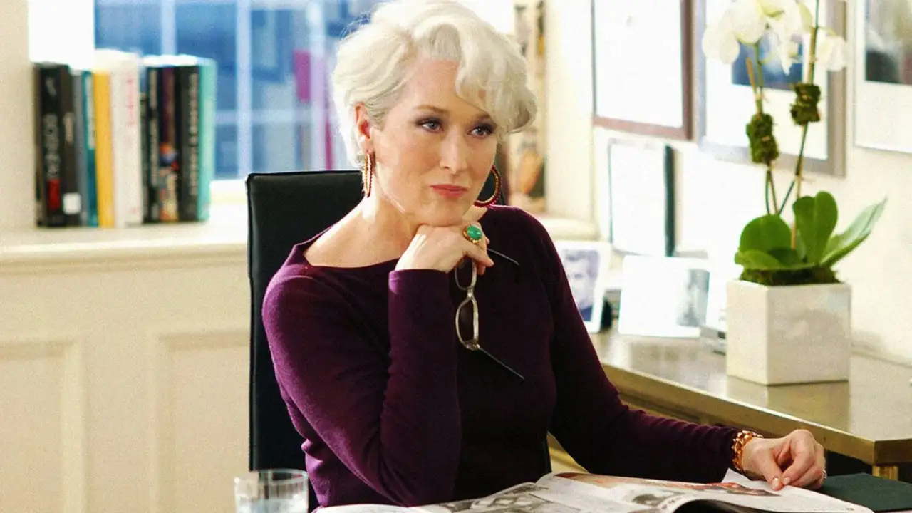 Мэрил Стрип в фильме «Дьявол носит Prada».