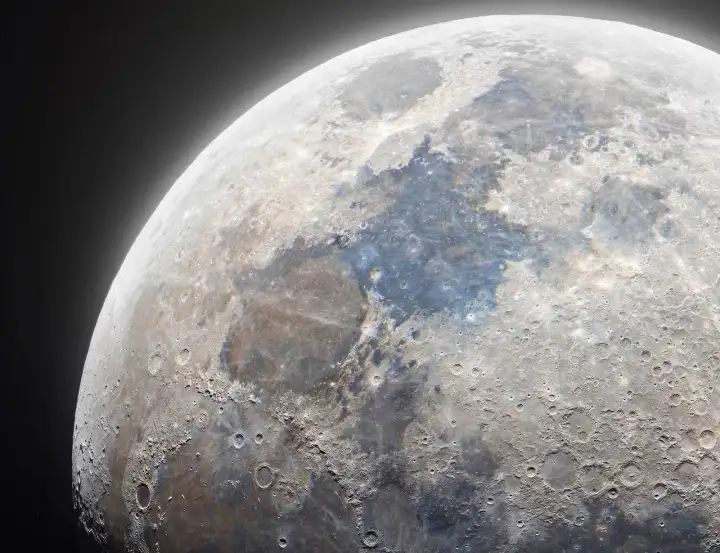 Луна в высоком разрешении. Луна в высоком разрешении.