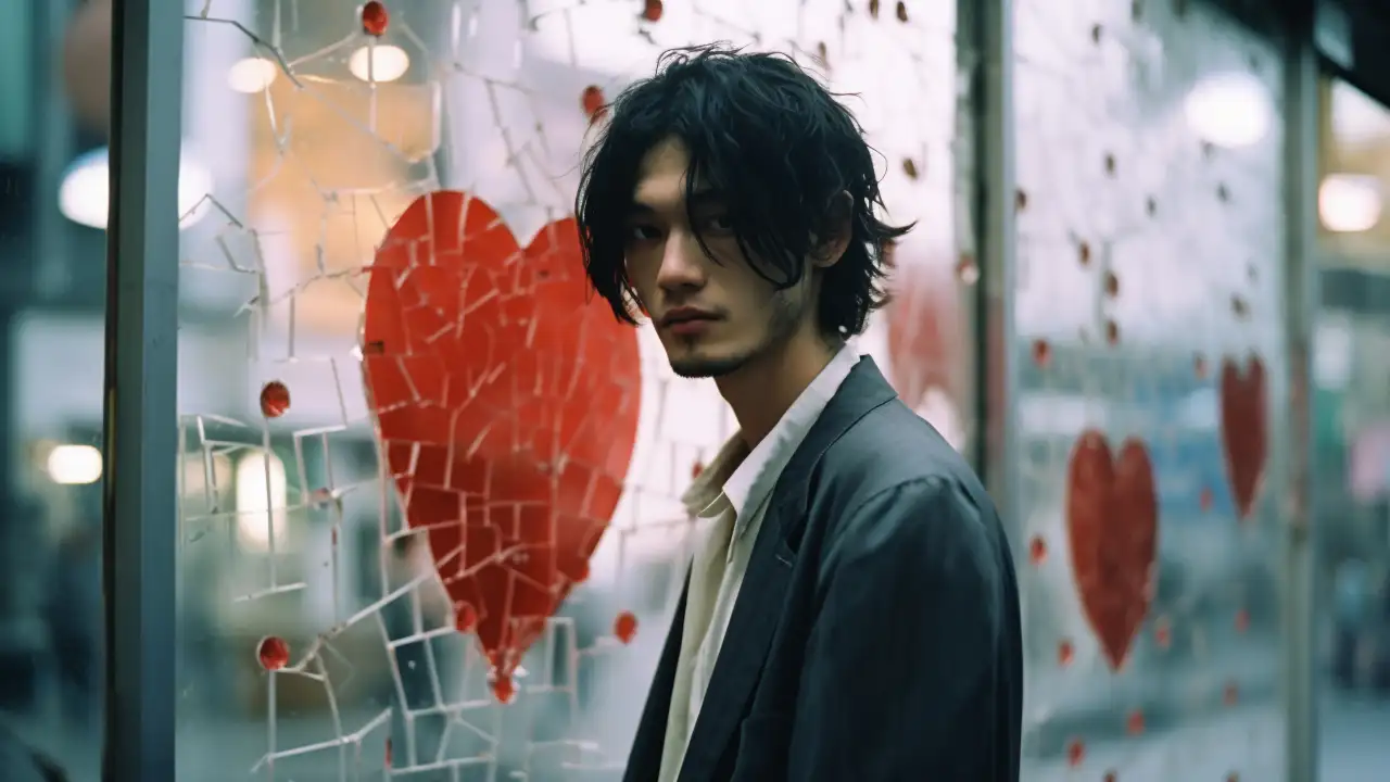 Молодой мужчина.