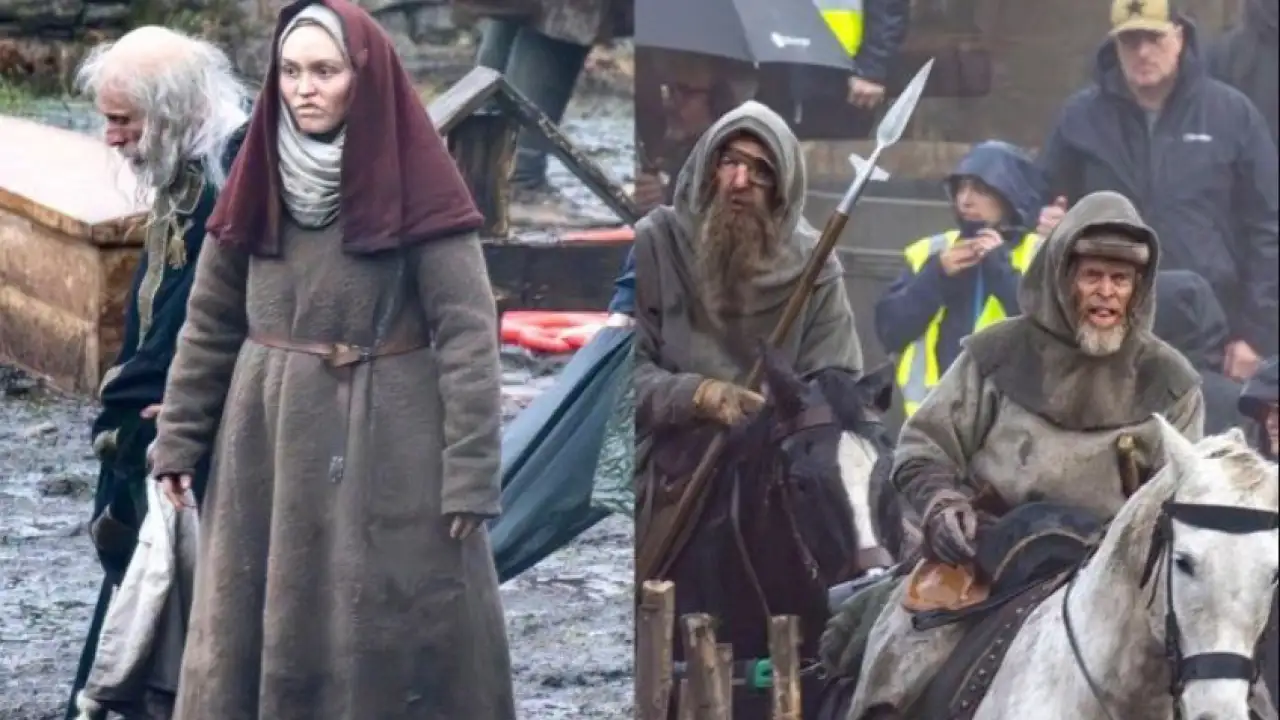 Фото со съемок фильма «Вервольф».