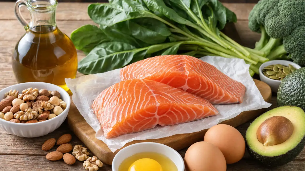 Продукты для кетодиеты.