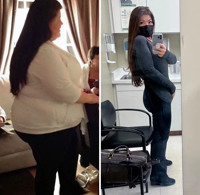 «Я сбросила более 80 килограммов».