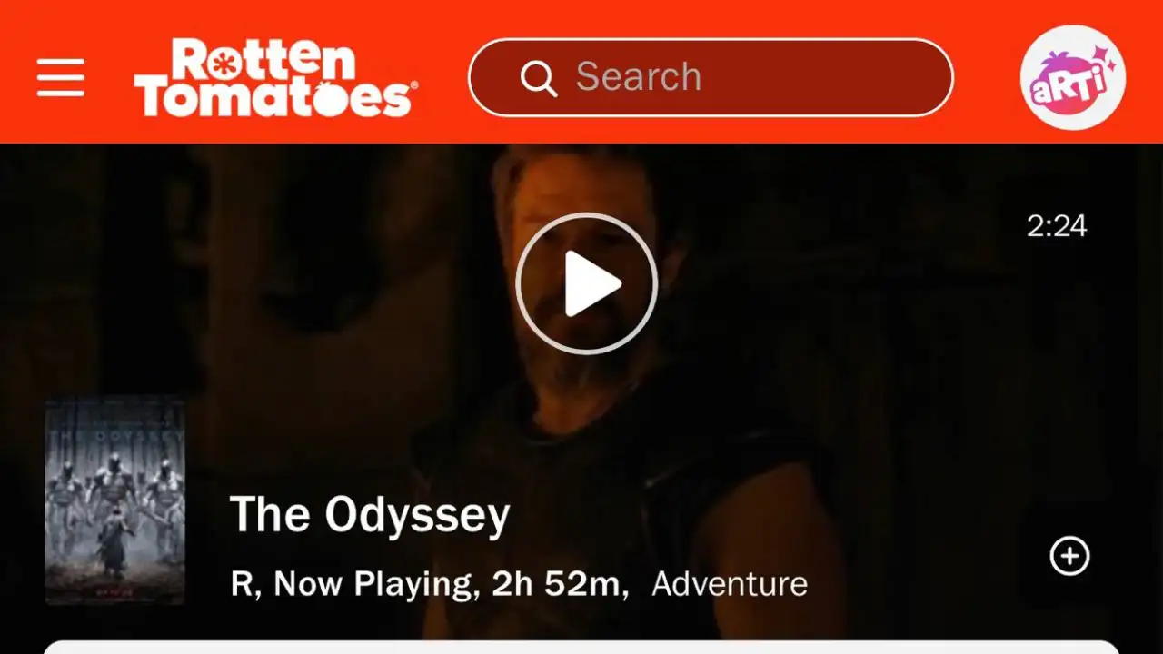 Рейтинг фильма на Rotten Tomatoes.