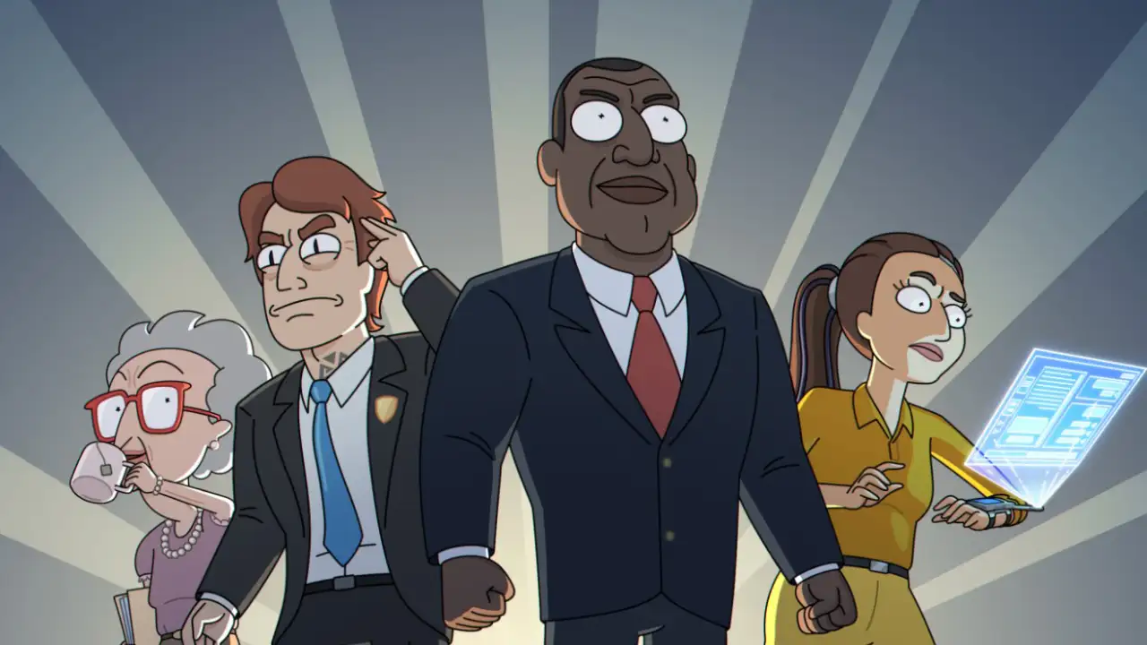 Кадр из мультсериала «Президент Кертис».