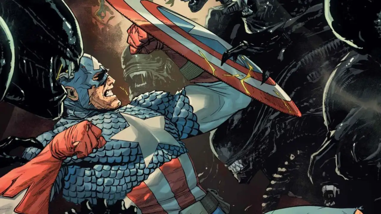 Капитан Америка и Чужие.