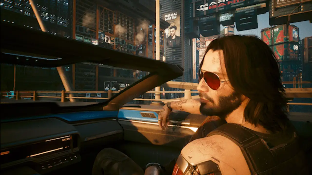 Ролевая игра Cyberpunk 2077.