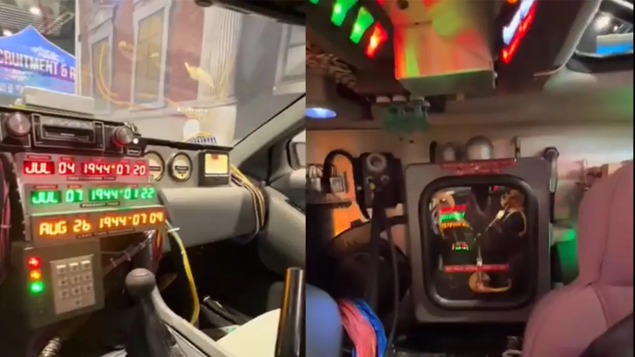 Копия DeLorean.