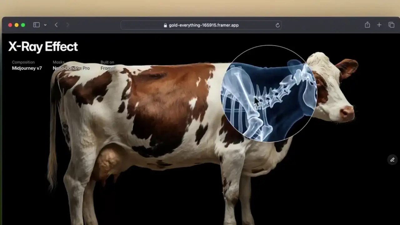 Сайт с рентгеновским эффектом.