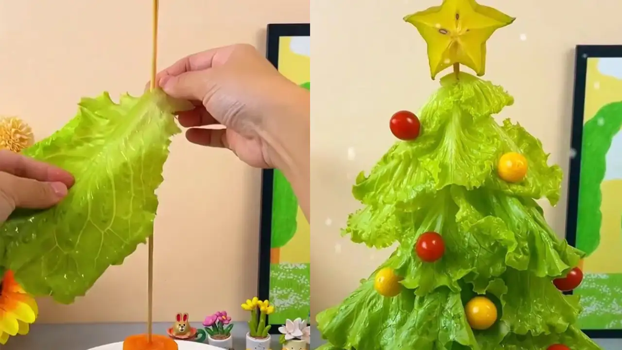 Овощная елка.