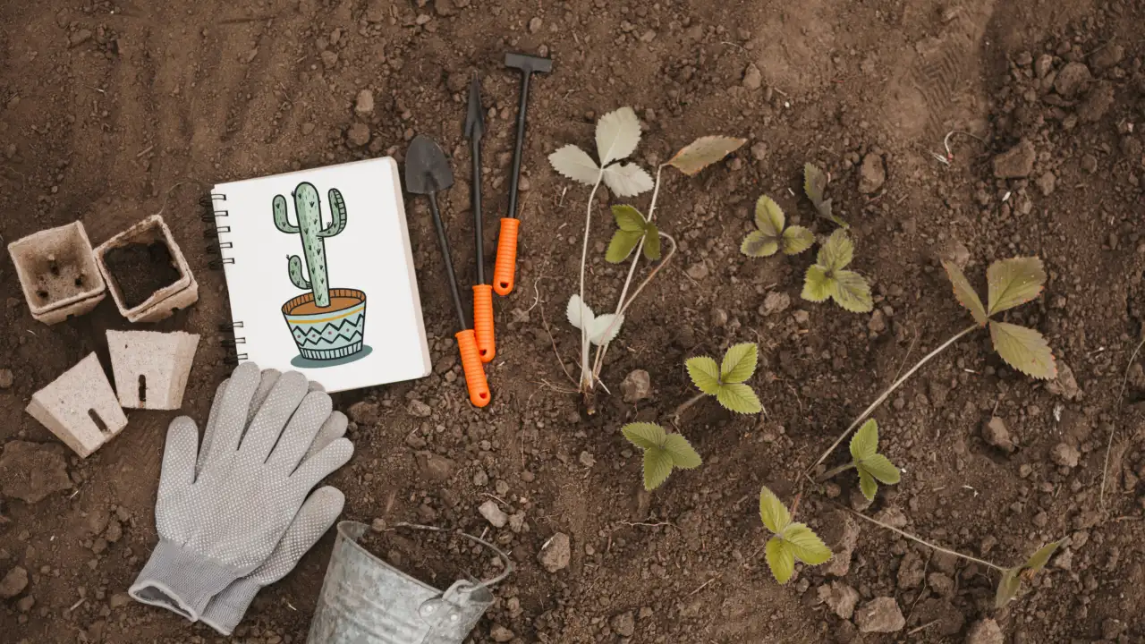 Огород на Марсе.