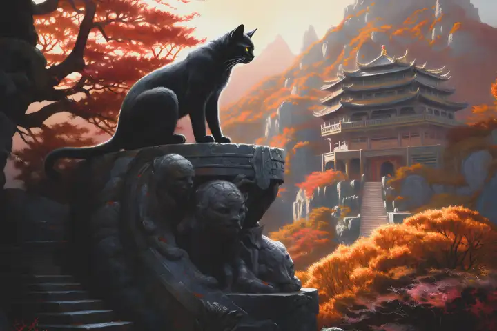 В Китай кошек завезли торговцы. В Китай кошек завезли торговцы.