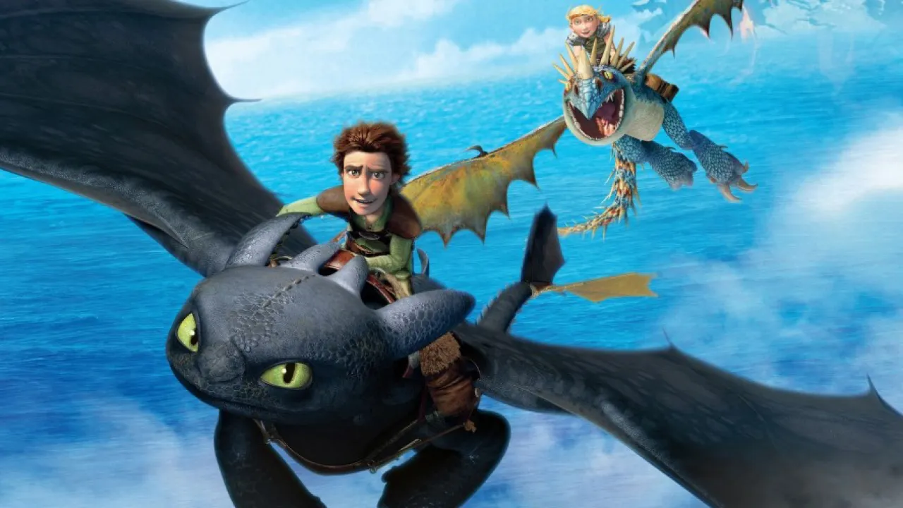 Герои мультфильма «Как приручить дракона».