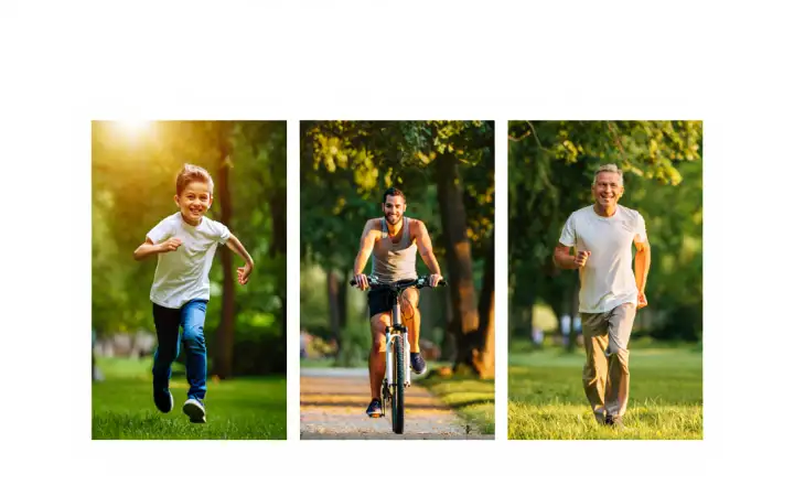 Физическая активность в разных возрастах. Физическая активность в разных возрастах.