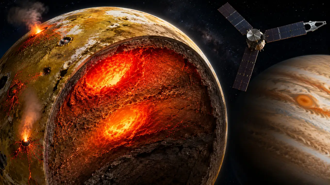 NASA впервые заглянула под поверхность Ио.  Коллаж 