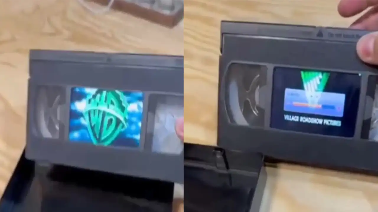 Мини-видеоплеер в корпусе VHS-кассеты.