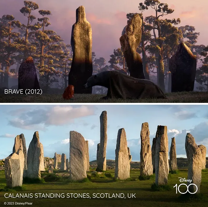 Декорации «Храброй сердцем» — Стоящие Камни Каланаис в Шотландии.