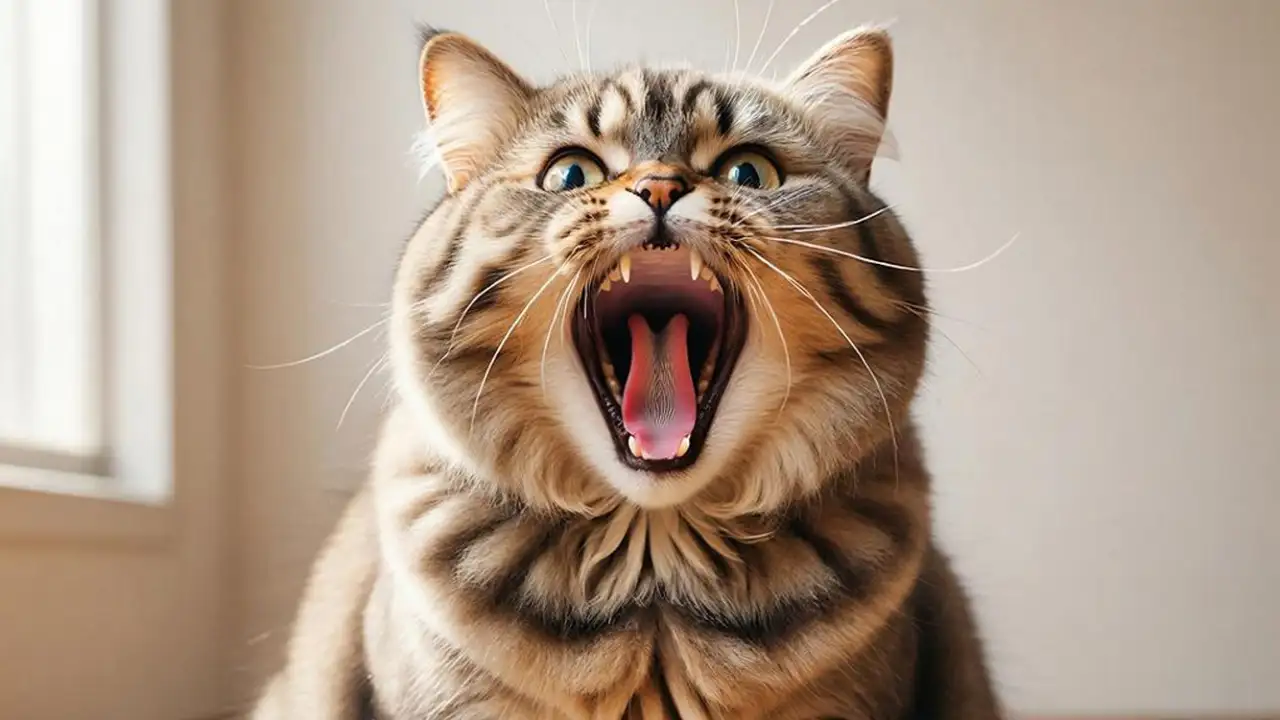 Мяукающий кот.