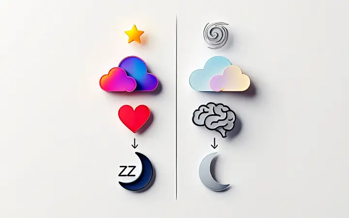 Яркие, причудливые и эмоционально насыщенные сновидения связаны с субъективно более глубоким сном.