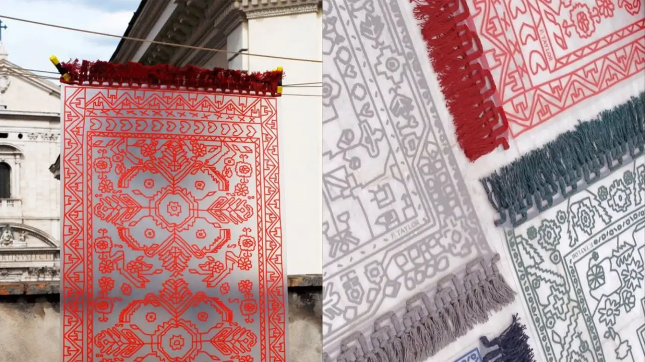 Прозрачные ковры.