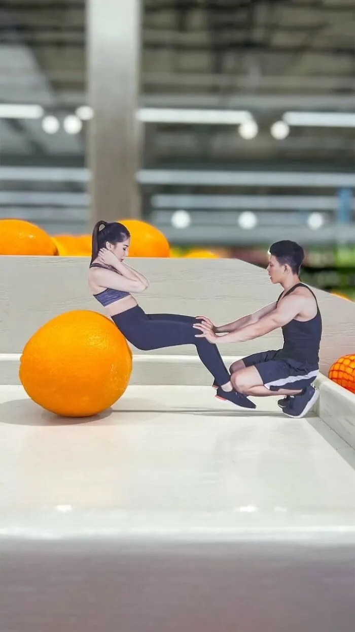 Фитнес-апельсин.