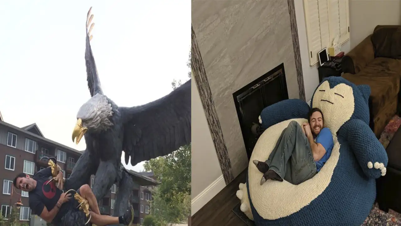 Фотодоказательства того, что мужчины никогда не взрослеют.