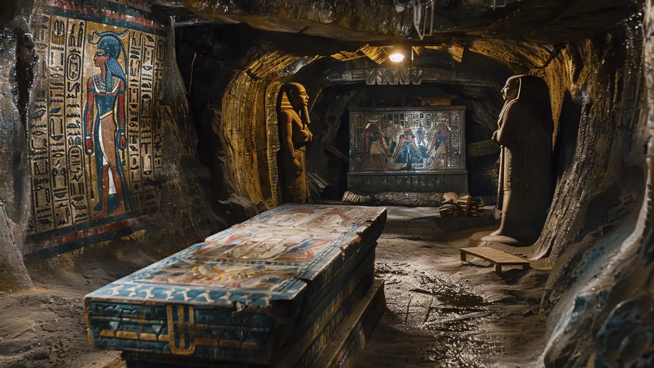 Найденные статуэтки.