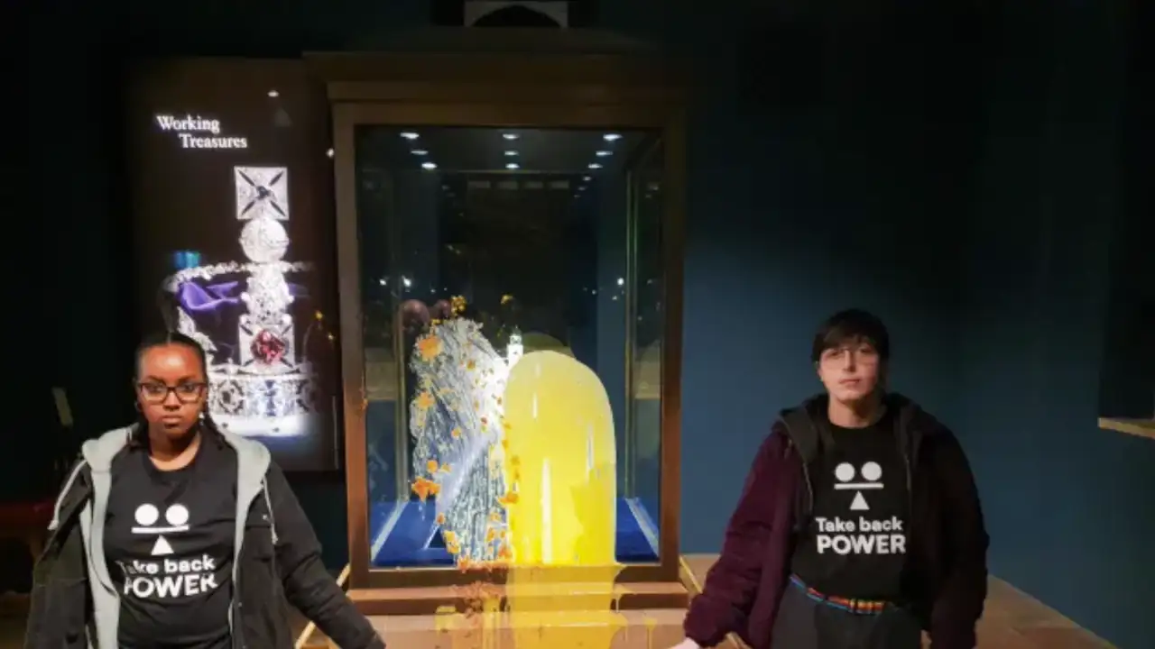 Участники протеста