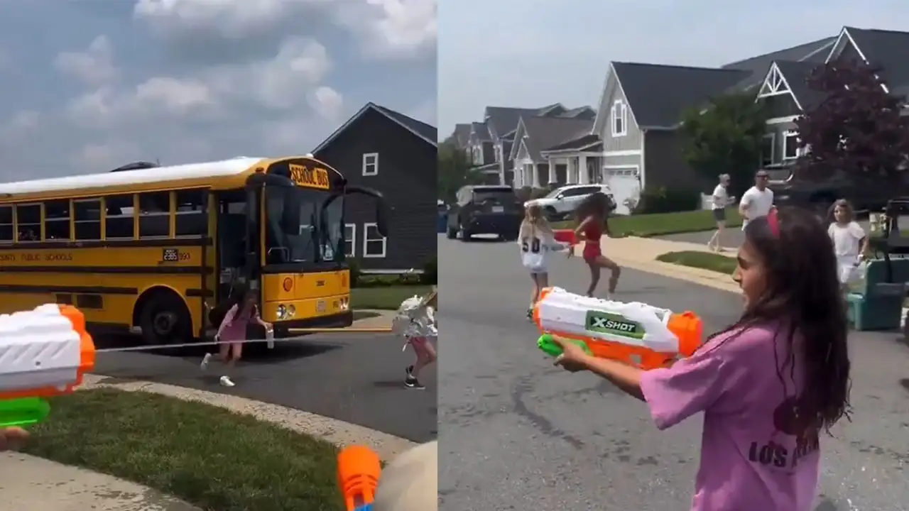 Водная битва.