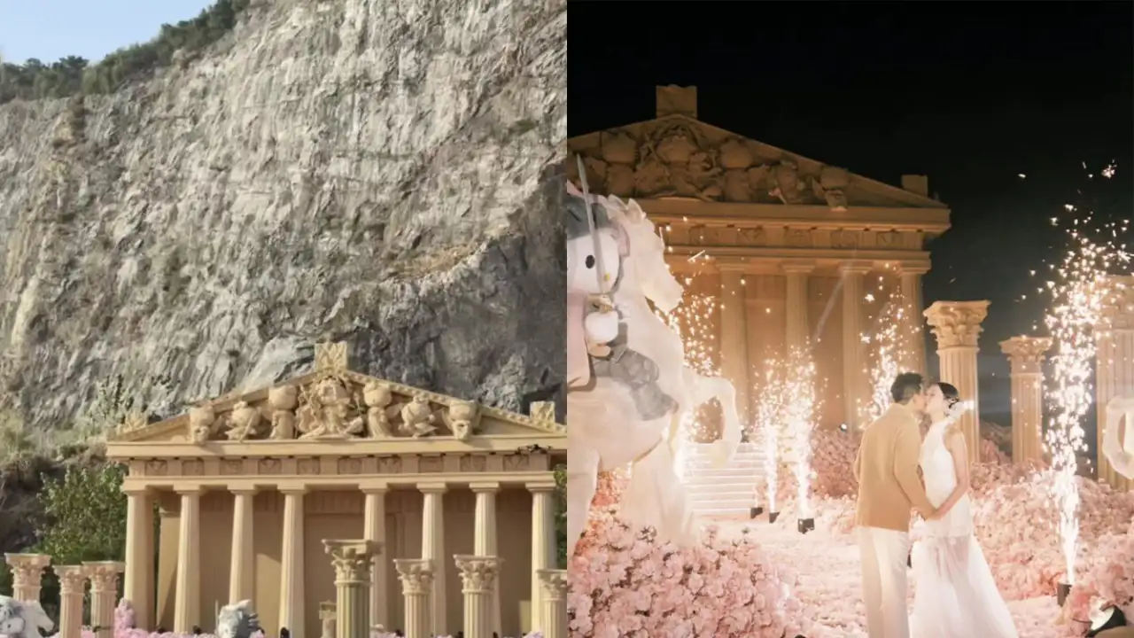 Китаец построил храм в стиле Hello Kitty, чтобы сделать предложение девушке.