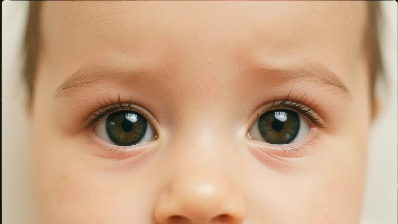Глаза младенца.