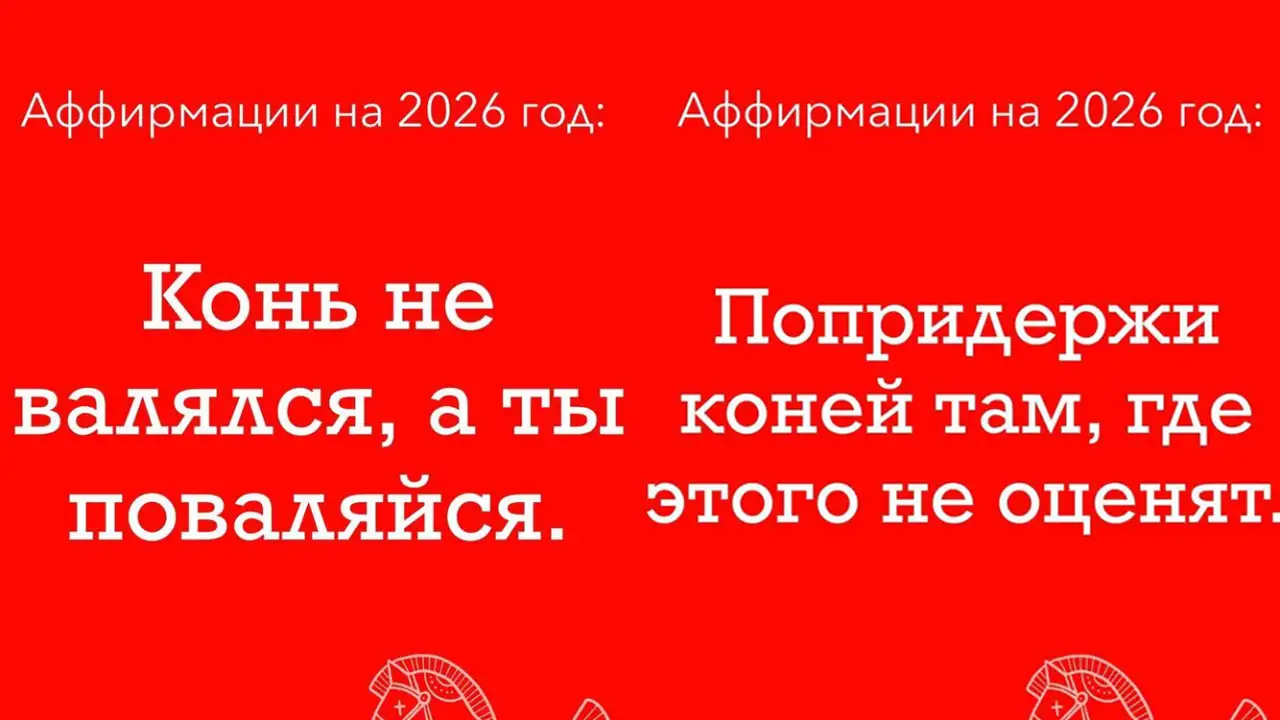 Воодушевляющие аффирмации к году лошади.