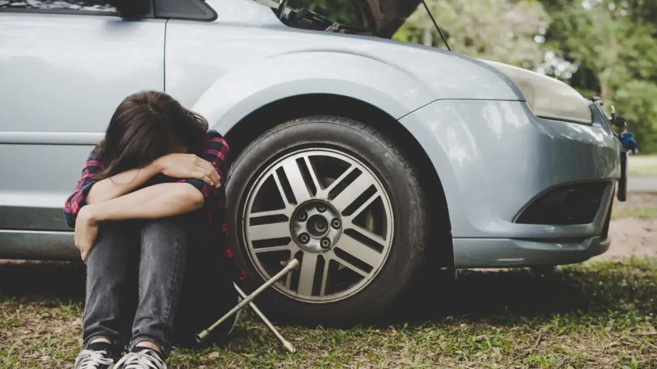 Спущенное колесо