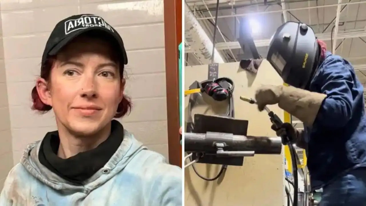 Девушка ушла из IT в сварщики.