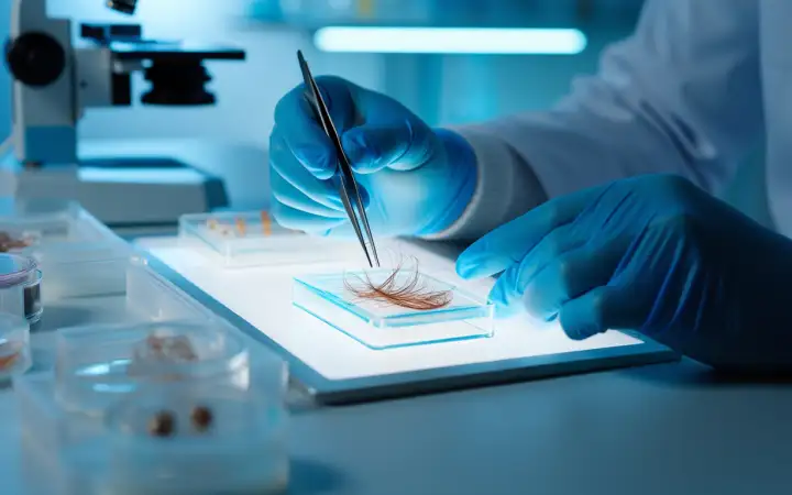 Образцы волос. Образцы волос.