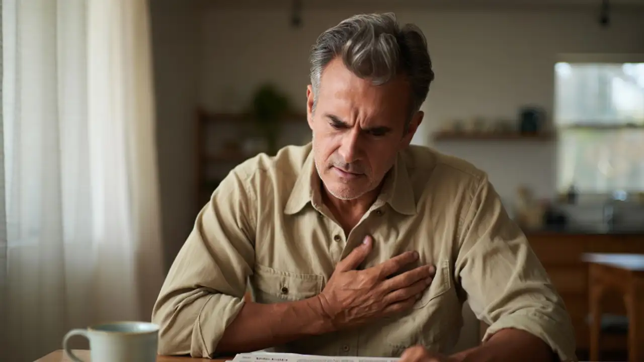 Боль в груди.