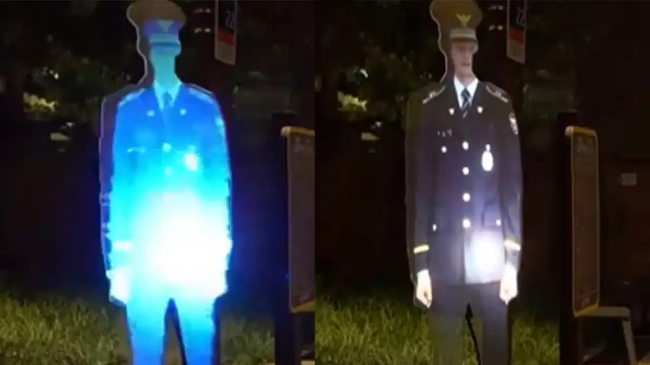 Голограмма полицейского.