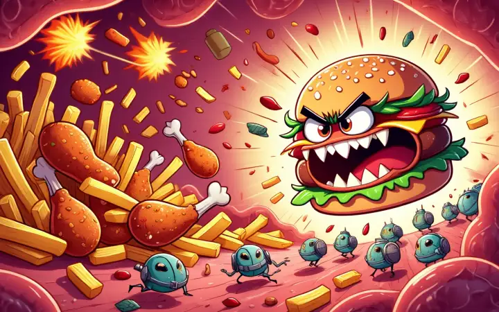 Жирная пища и иммунные клетки кишечника. Жирная пища и иммунные клетки кишечника.