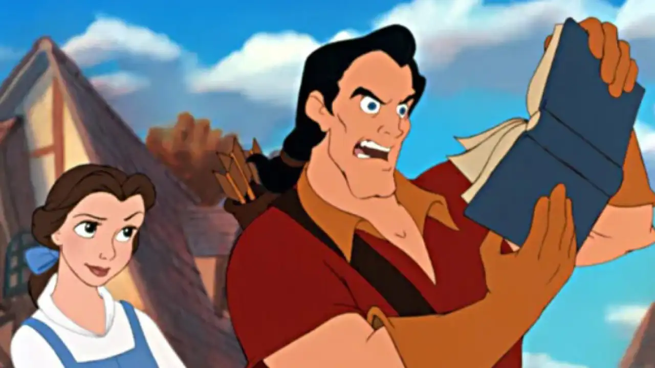 Кадр из мультфильма «Красавица и чудовище».