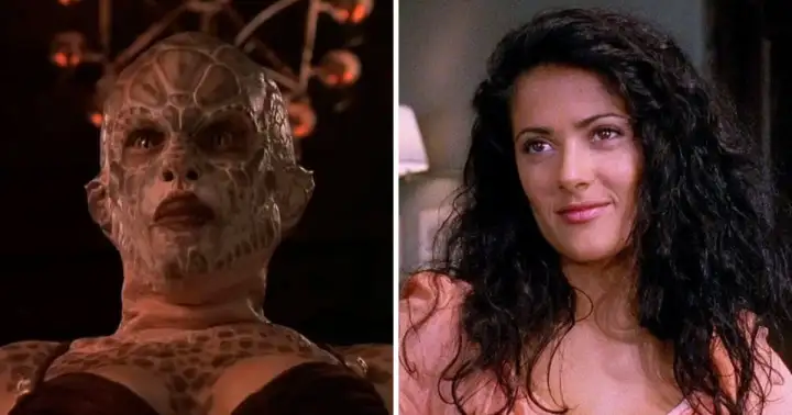 Сальма Хайек - королева вампиров в фильме «От заката до рассвета» (1996).