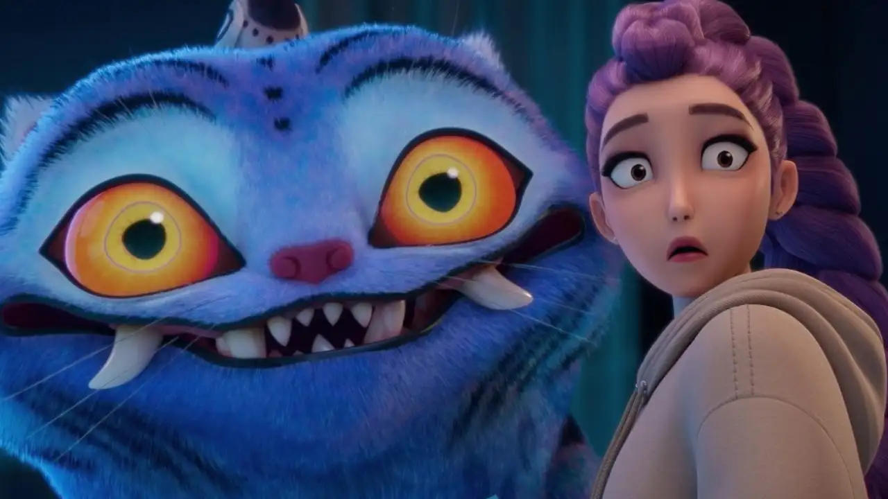 Кадр из мультфильма «Кей-поп-охотницы на демонов».