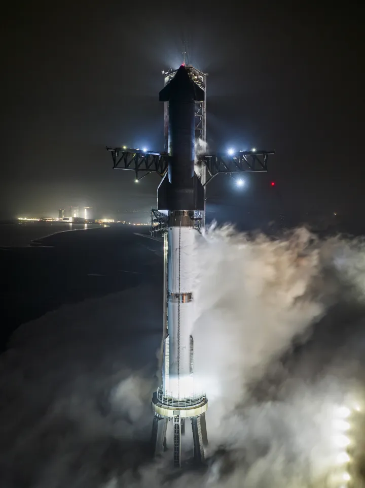 Тестовый запуск состоялся на базе SpaceX в Техасе.