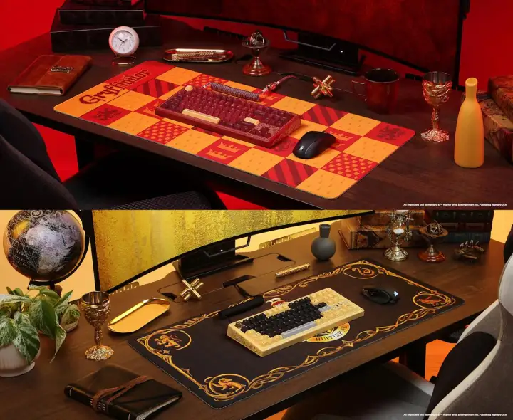 Результатом сотрудничества стала линейка механических клавиатур, каждая из которых посвящена одному из факультетов Школы Чародейства и Волшебства.