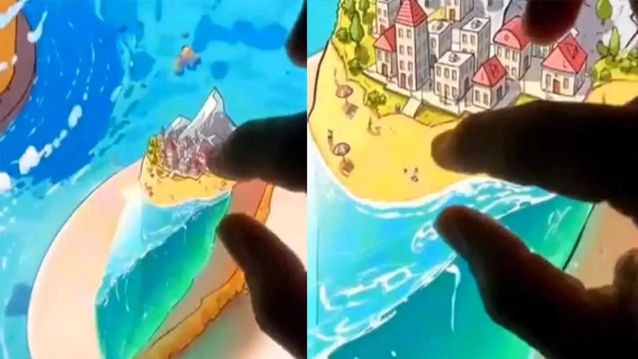 «Бесконечная» картина Джесси Мартина.