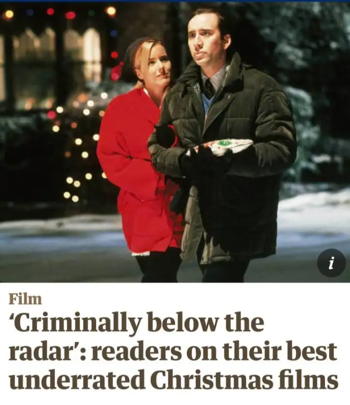 The Guardian показали подборку самых недооценённых фильмов на рождество.