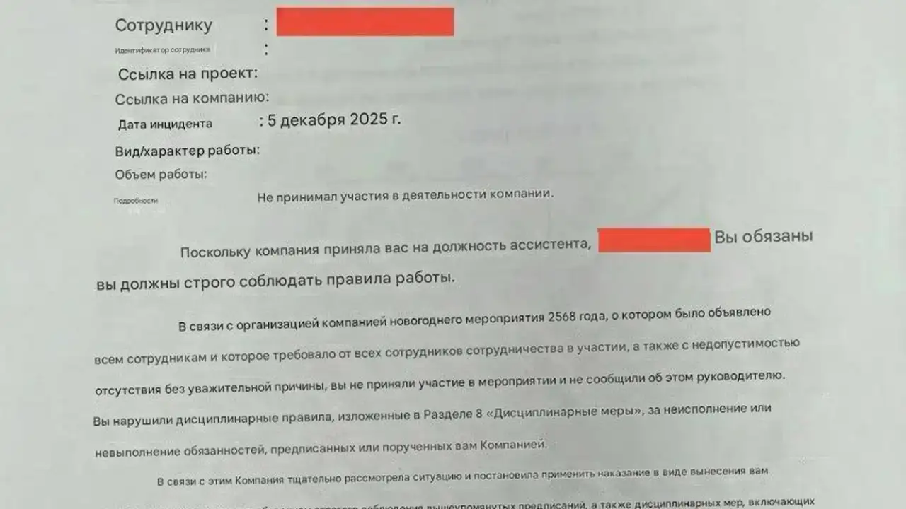 Фотография переведенного документа.