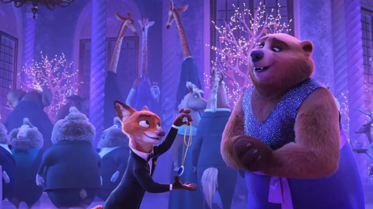 Ник Уайлд и баронесса-медведица.