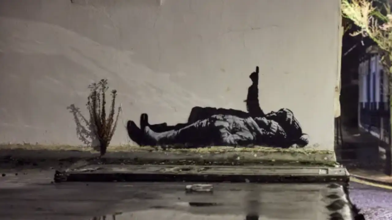 Новое граффити Бэнкси  