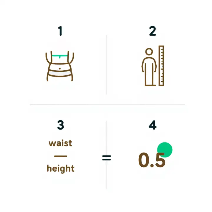 Чтобы вычислить показатель WHtR, измерьте талию сантиметровой лентой и разделите полученное значение на свой рост в сантиметрах. Чтобы вычислить показатель WHtR, измерьте талию сантиметровой лентой и разделите полученное значение на свой рост в сантиметрах.